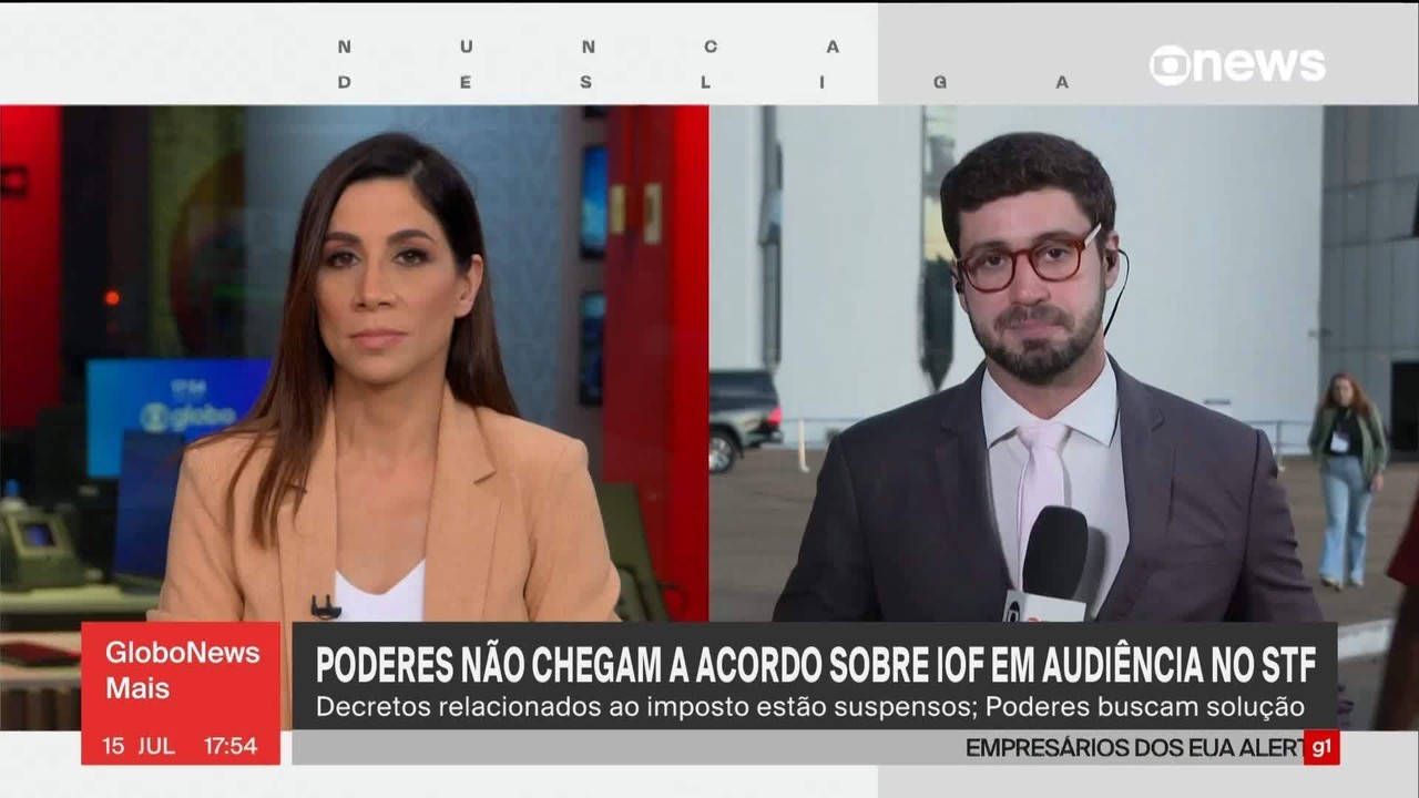 Audiência de conciliação sobre o decreto do IOF termina sem acordo entre governo e Congresso