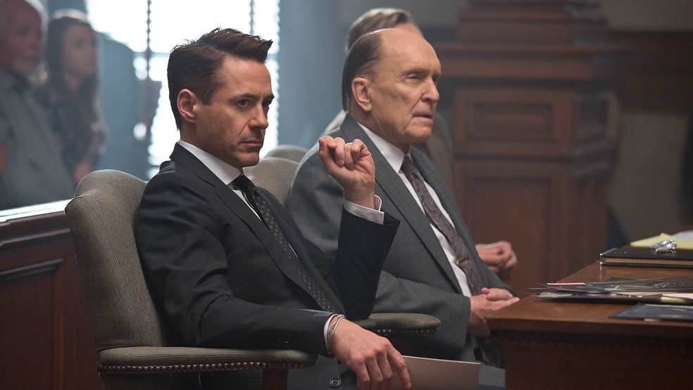 Robert Downey Jr. e Robert Duvall em cena de 'O juiz' &mdash; Foto: Divulga&ccedil;&atilde;o