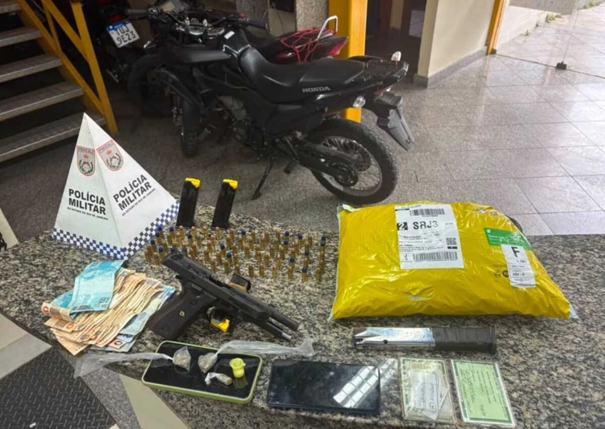 Três pessoas são presas com arma e munições em Itatiaia