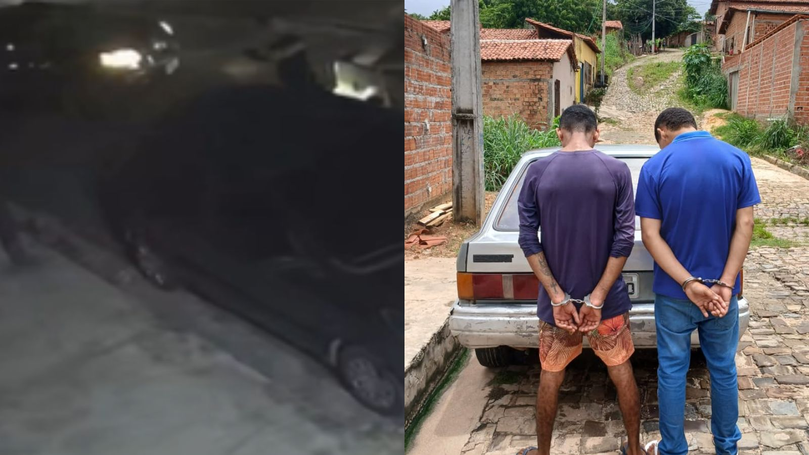 Vídeo mostra assalto a mãe e filha a caminho de igreja em Teresina; dupla é presa