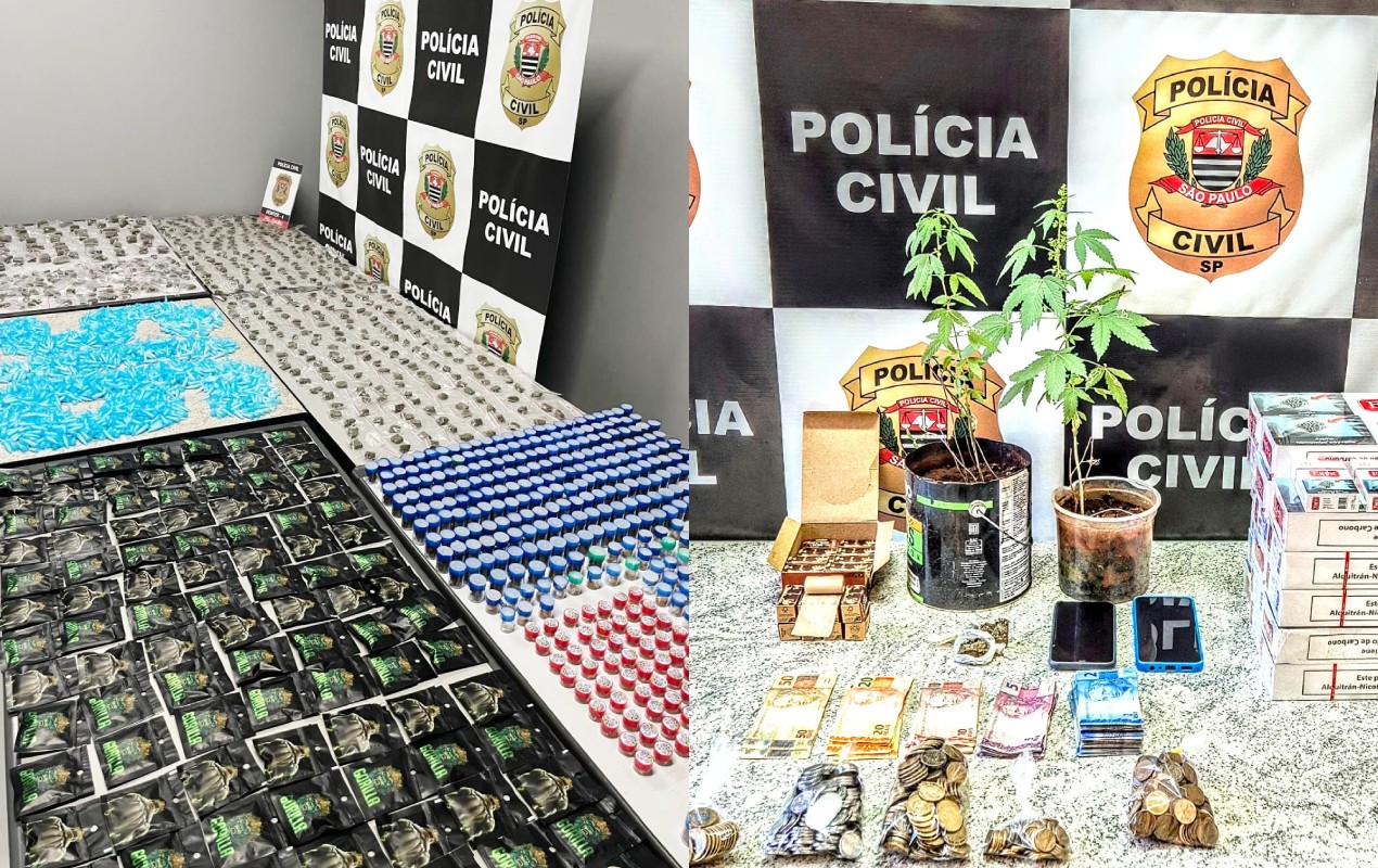 Mais de 120 pessoas são presas em operação contra o tráfico de drogas no interior de SP