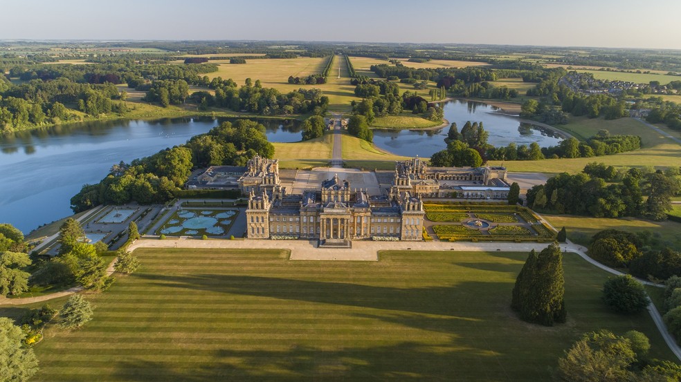 Imagem do Palácio de Blenheim — Foto: Wikipedia