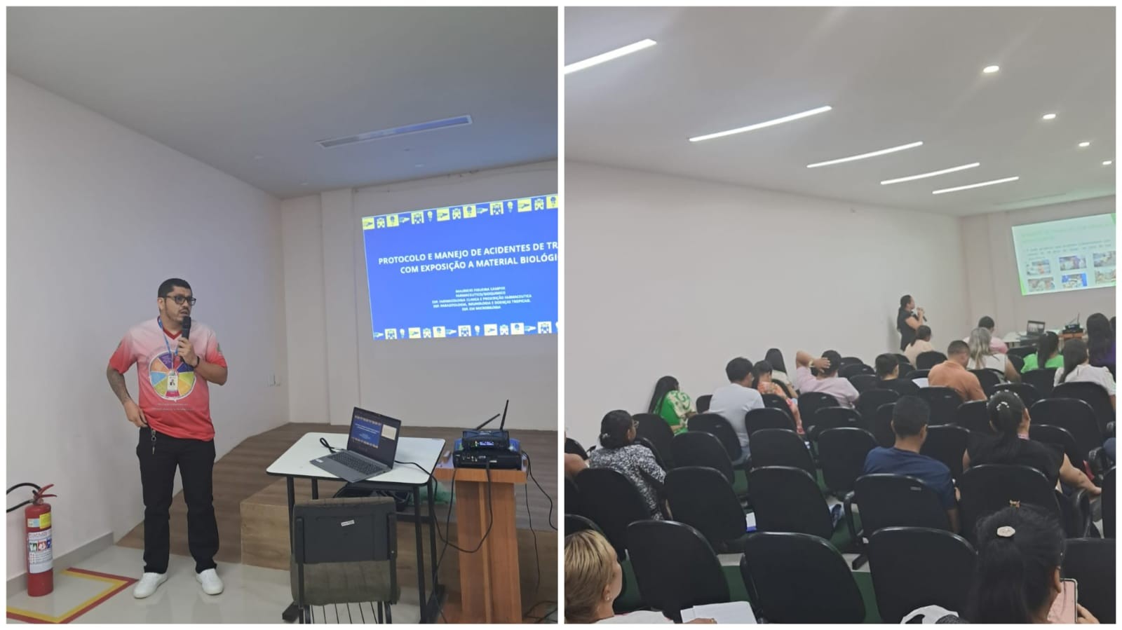 Profissionais de saúde recebem capacitação para prevenção de acidentes com material biológico