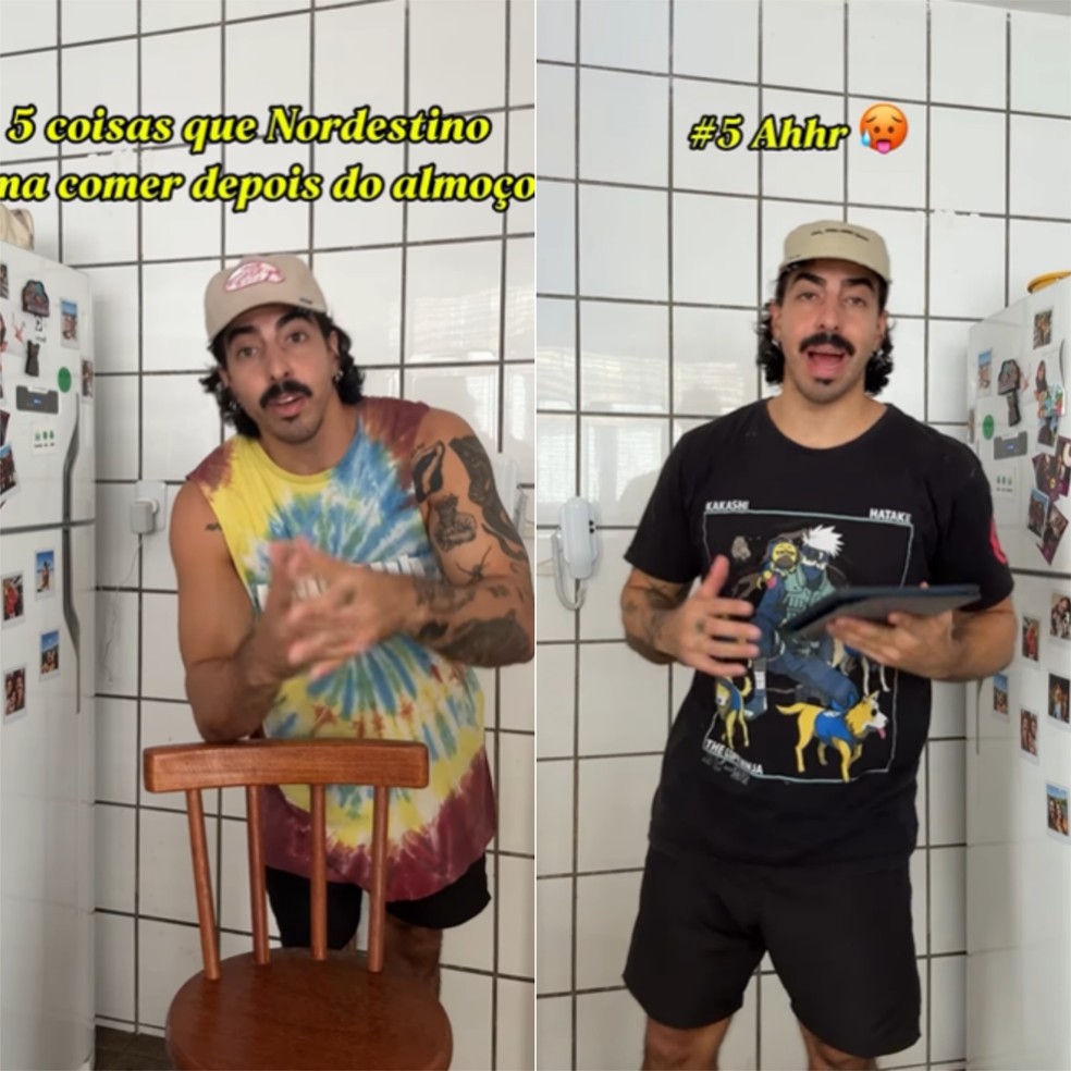 Paulo Victor Freitas compartilha hábitos e costumes nordestinos — Foto: Redes sociais