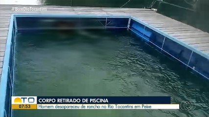 Corpo de homem que estava desaparecido é encontrado boiando no Rio Tocantins, em Peixe
