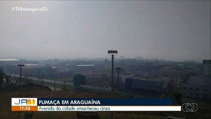 Araguaína amanhece coberta por fumaça neste sábado (7)