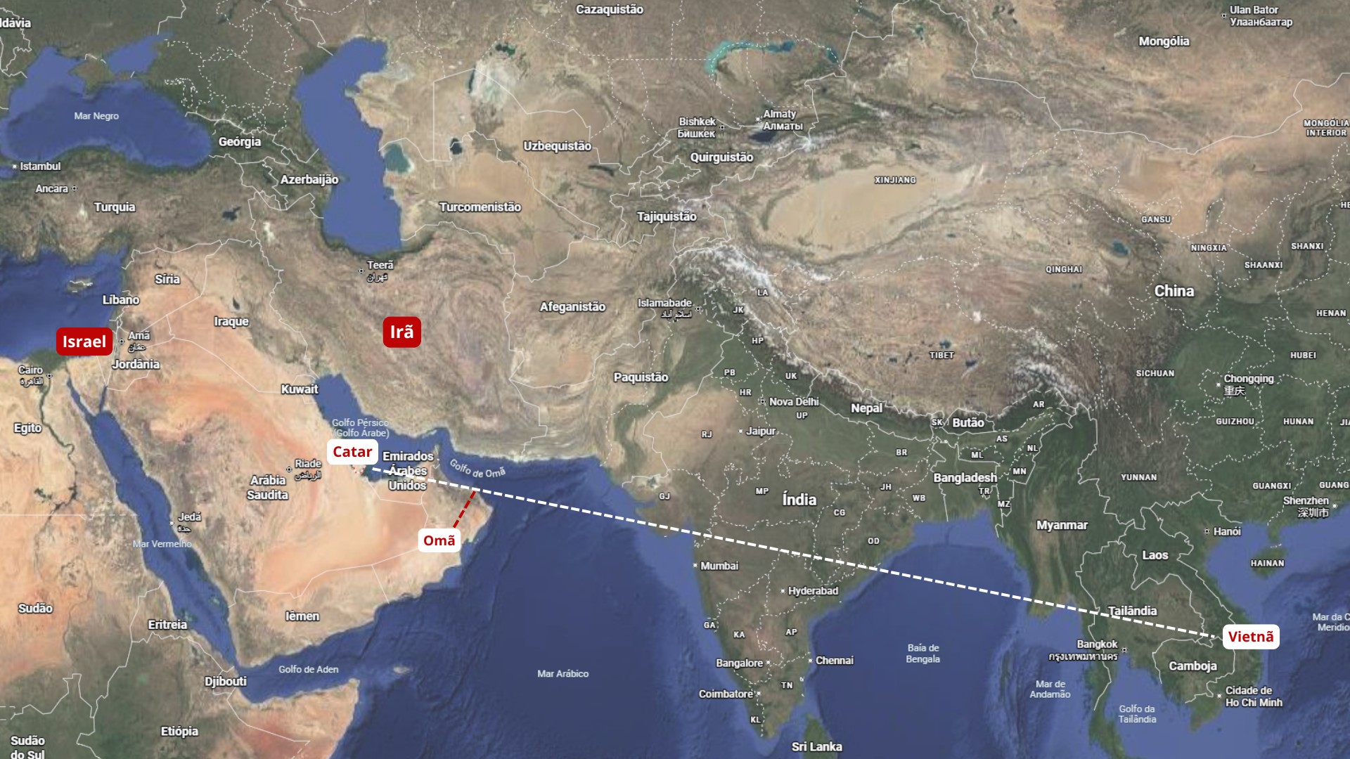 Guerra no Oriente Médio: casal de Brasília tem viagem interrompida e fica 'preso' em Omã