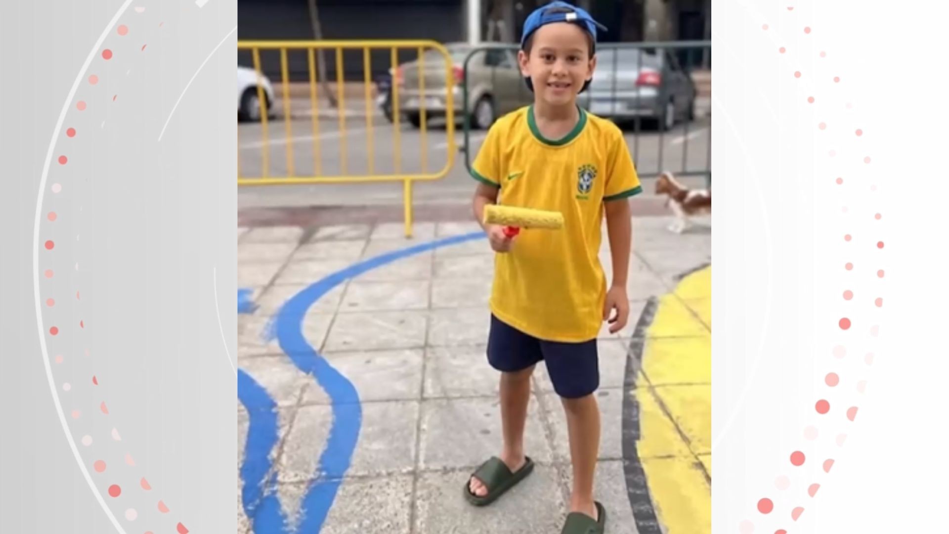 Criança viraliza ao dizer que queria aparecer na Globo durante entrevista a outra emissora no ES; veja VÍDEO