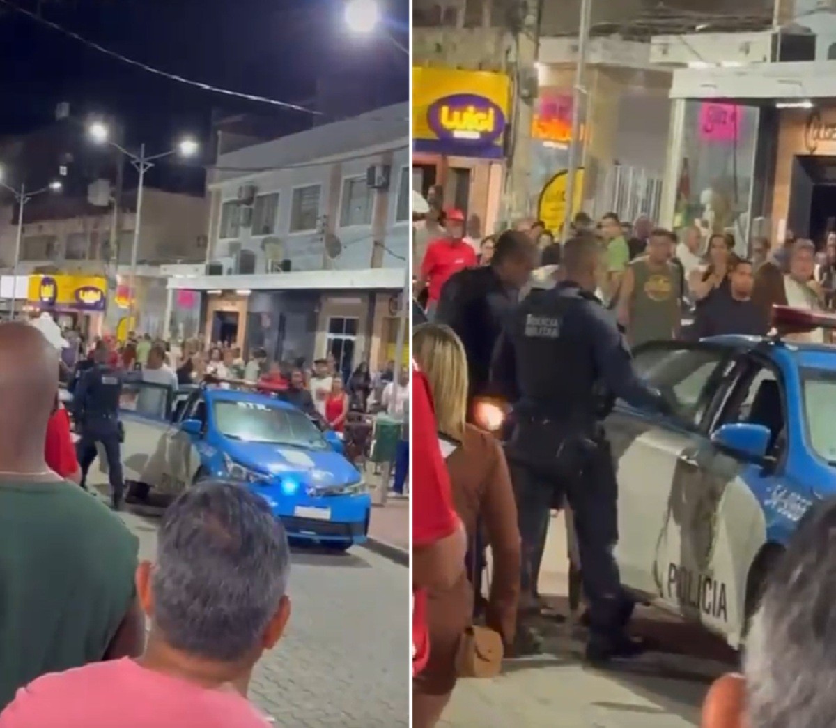 Confusão com tiros no Centro de Saquarema assusta moradores