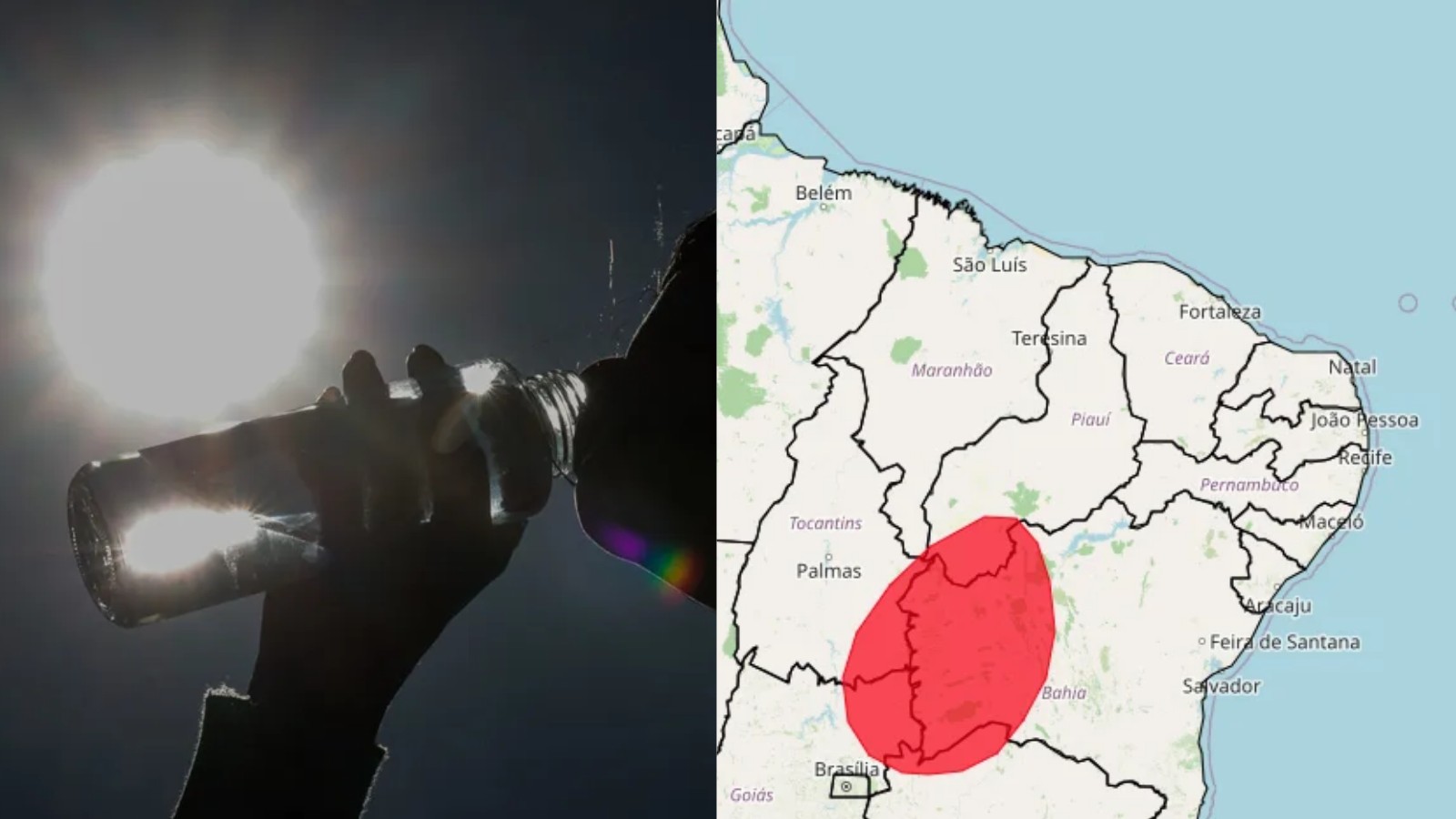 Alerta máximo para baixa umidade atinge 17 cidades do Piauí