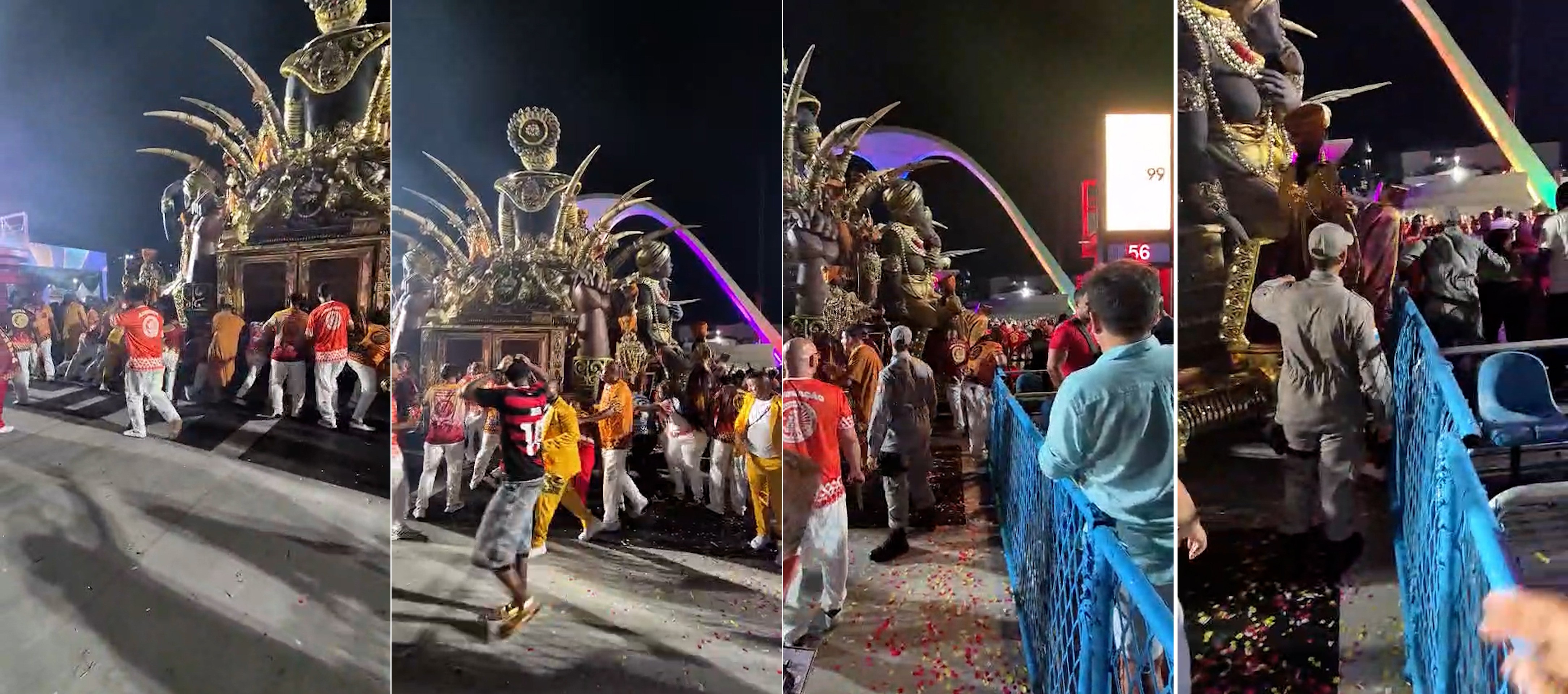 Atropelado por carro alegórico da União de Maricá passa por cirurgia e está no CTI; polícia investiga