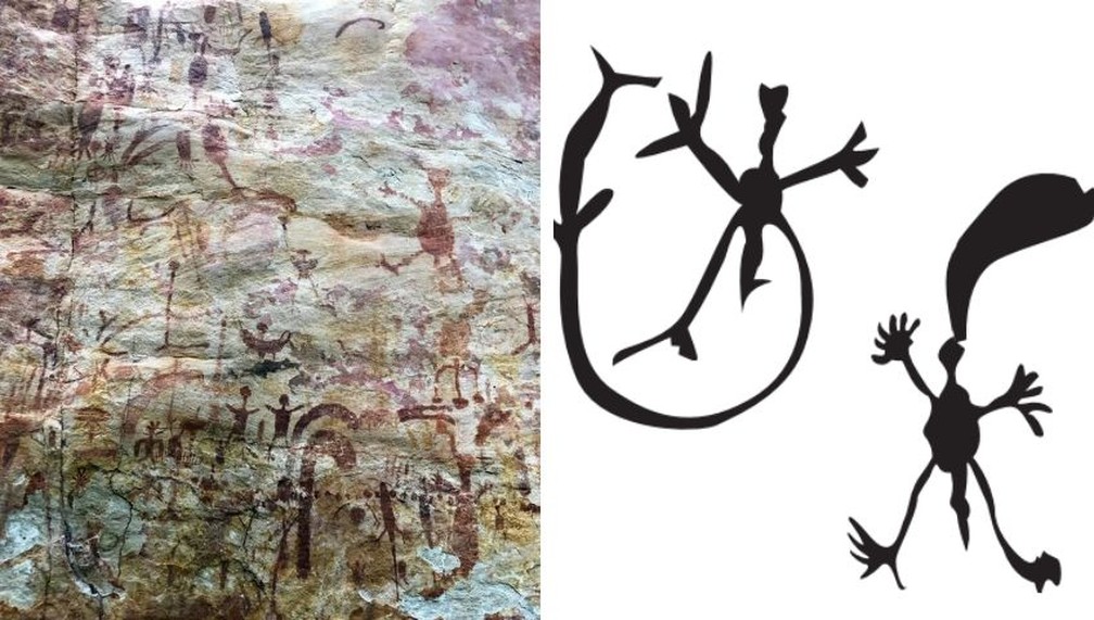 Pinturas rupestres e sua iconografia — Foto: Heitor Moreira e Sebrae