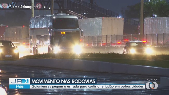 Goianienses pegam a estrada para curtir o feriado de natal em outras cidades