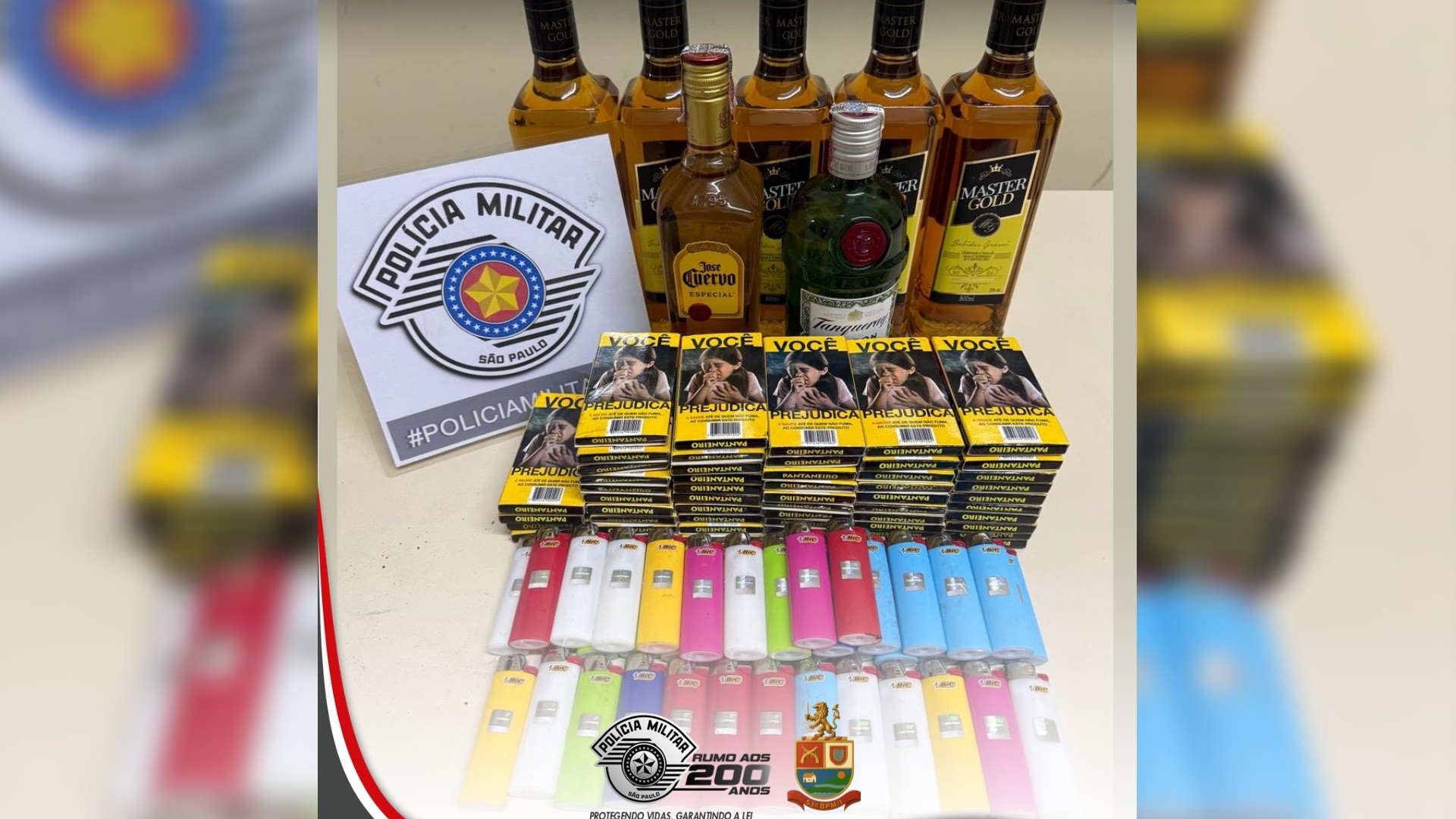 Polícia prende mulheres e apreende adolescente por furto de bebidas alcoólicas, maço de cigarro e isqueiros no interior de SP