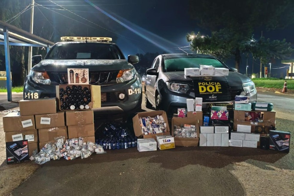 Carga foi avaliada em aproximadamente R$ 800 mil. — Foto: DOF MS