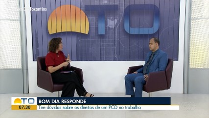 Especialista explica sobre acesso a direitos de PCDs no Bom Dia Responde