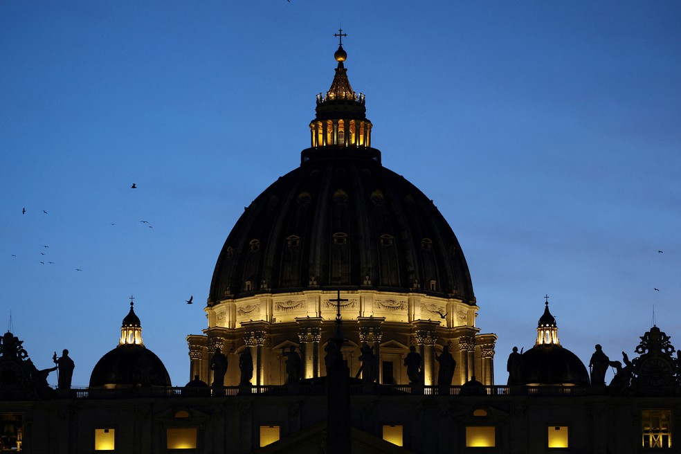 Basílica de São Pedro, no Vaticano. — Foto: REUTERS