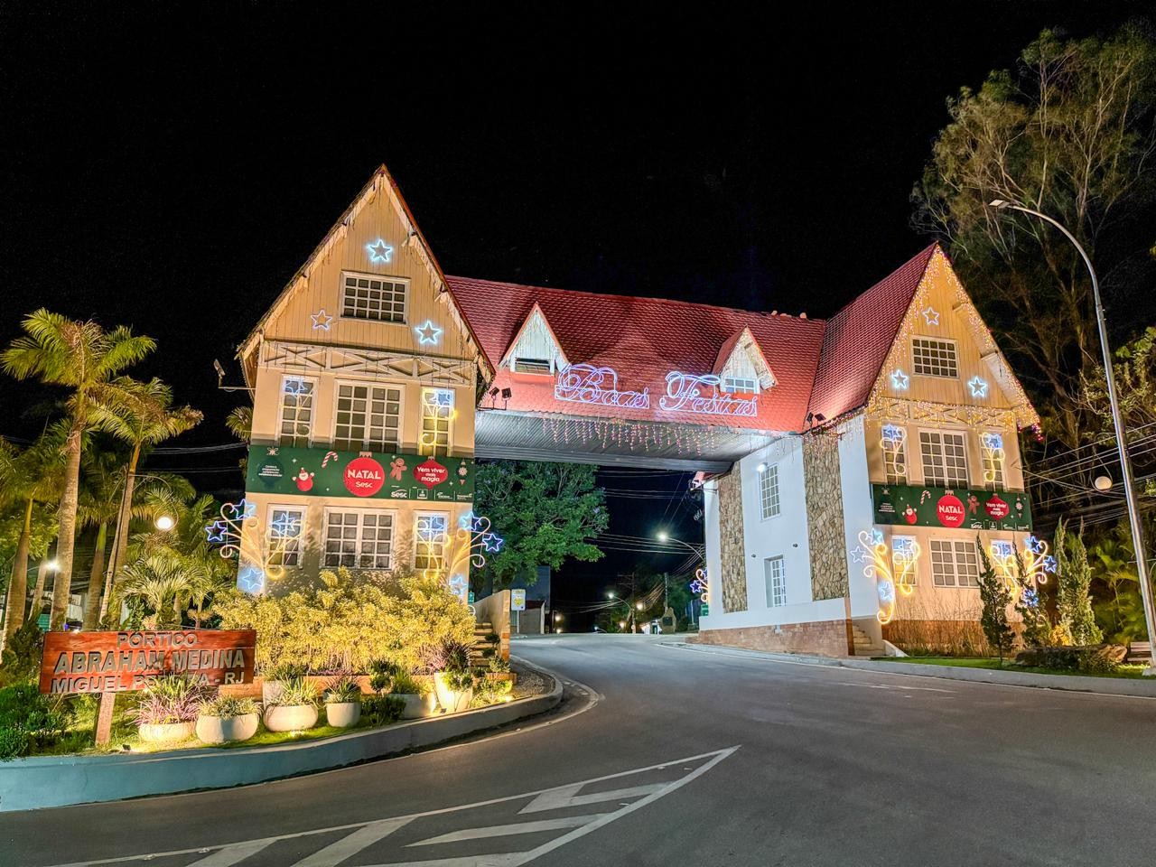 Decoração de Natal em Miguel Pereira