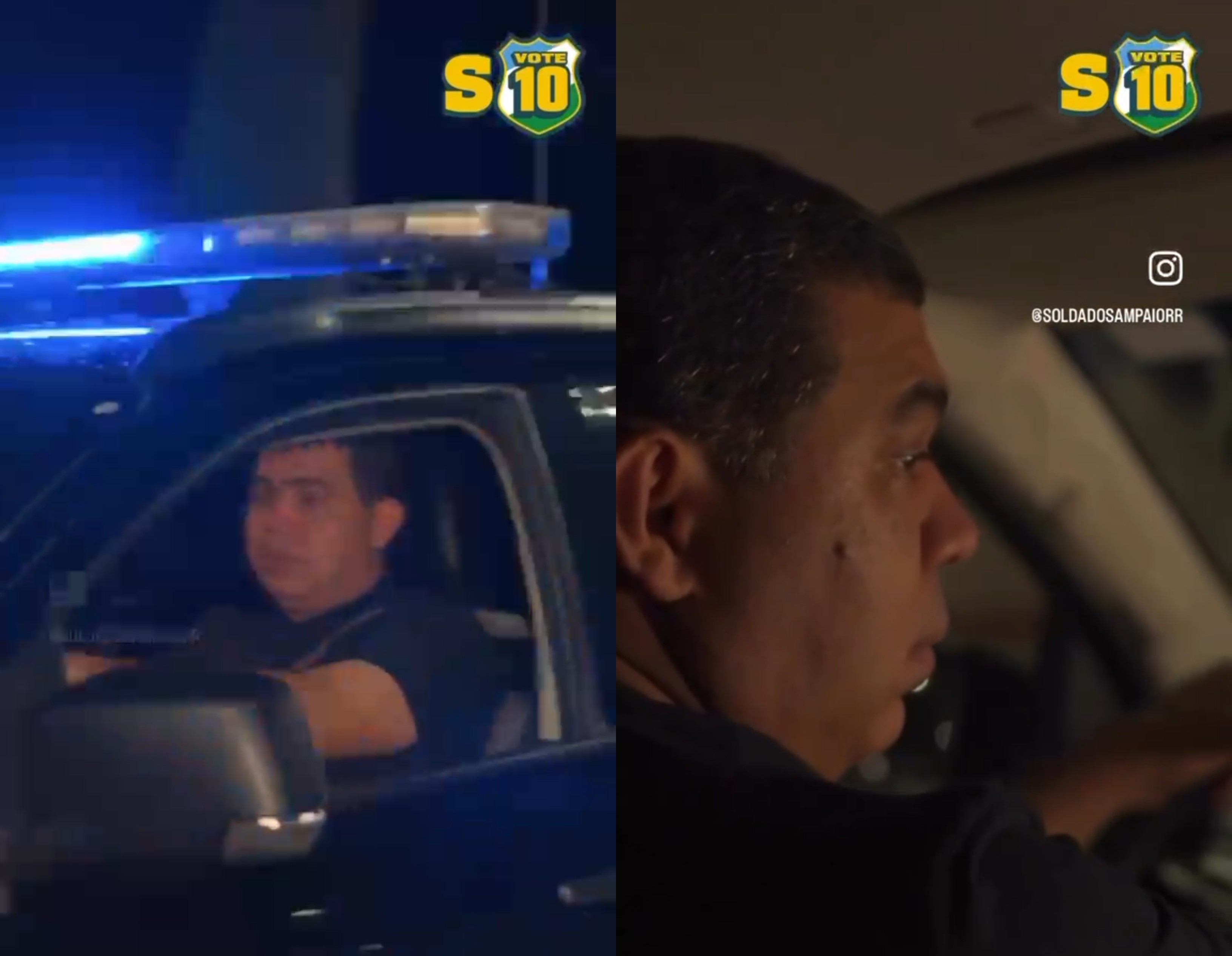 Justiça Eleitoral manda Sampaio remover vídeo em que aparece dirigindo viatura da PM de Roraima