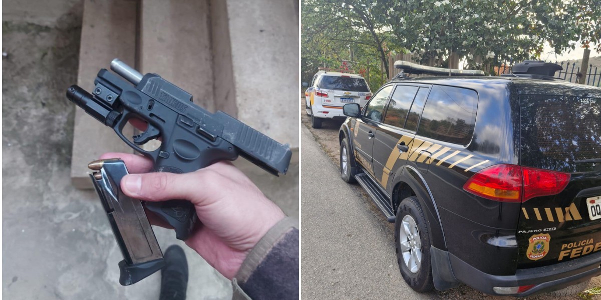 Polícia apreende arma com mira a laser e prende dois durante operação em Governador Valadares