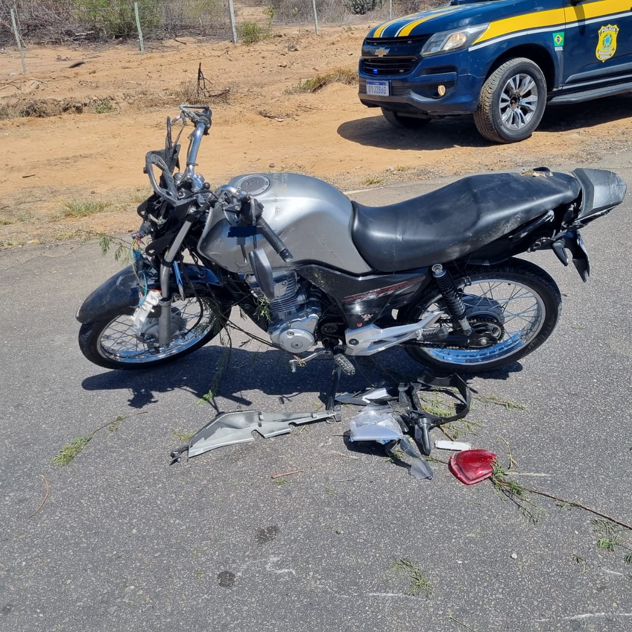 Motociclista morre em acidente no N-2, zona rural de Petrolina