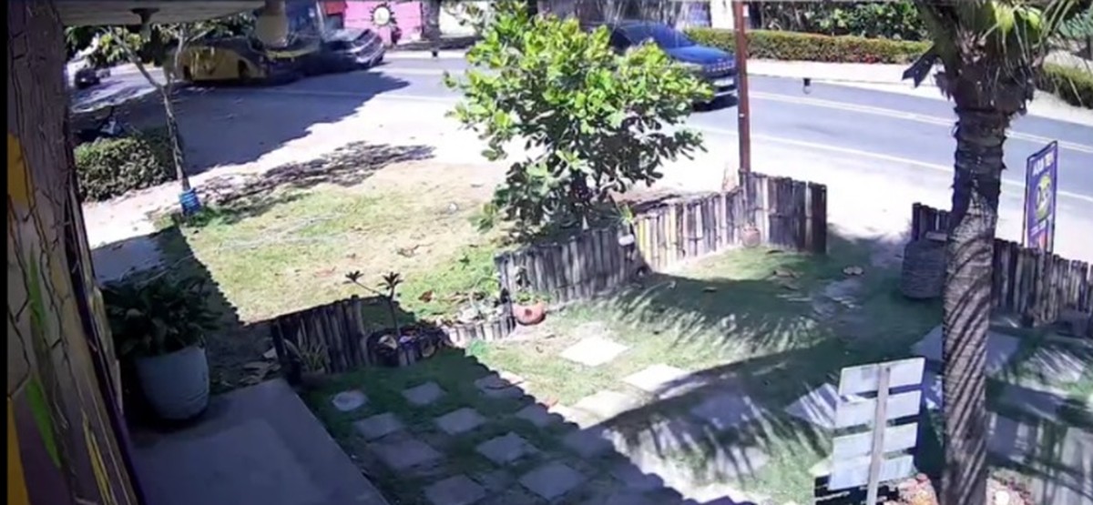 Homem morre após carro invadir contramão e bater de frente com ônibus; VÍDEO