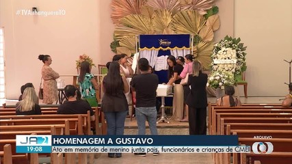 CMEI de Palmas reúne pais, alunos e funcionários em homenagem a Gustavo Veloso