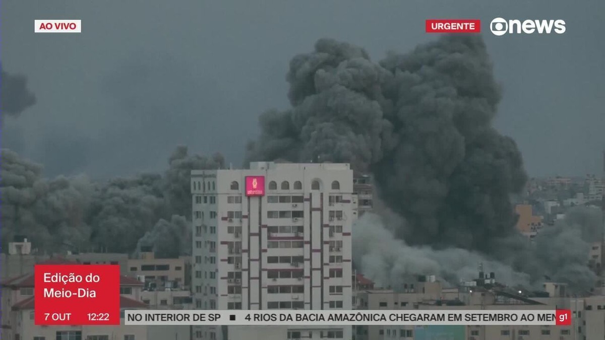 Estamos morrendo; minhas filhas só choram e a gente diz que bombas são  barulho de festa', diz brasileiro na Faixa de Gaza | São Paulo | G1