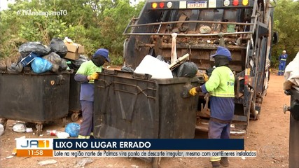 Descarte irregular de lixo em lote na região norte de Palmas gera reclamações