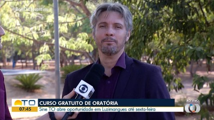 Sine abre inscrições para curso de oratória gratuito em Luzimangues