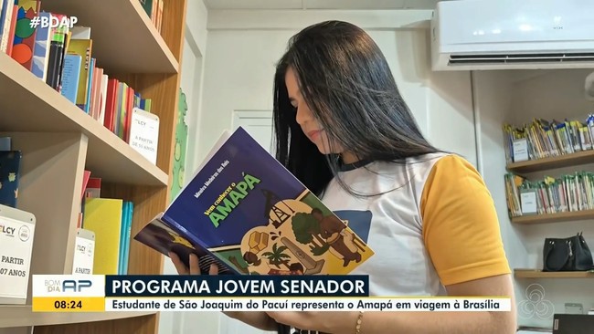 Estudante de São Joaquim do Pacuí representa o Amapá em viagem à Brasília