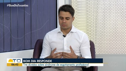 Telespectadores tiram dúvidas sobre esgotamento profissional no Bom Dia Responde