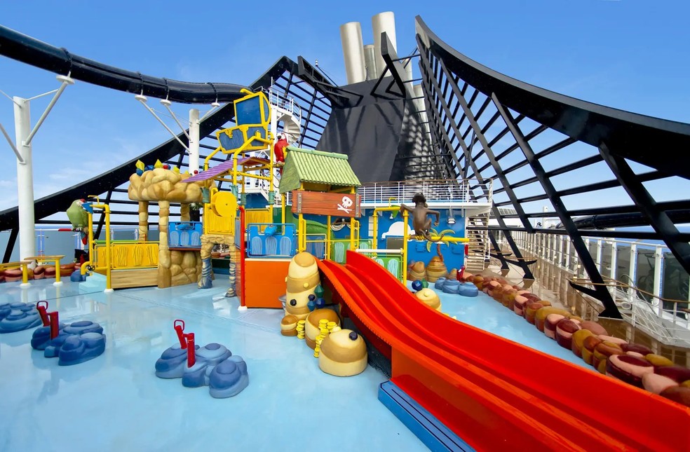 MSC Preziosa tem parque aqutico em alto mar  Foto: Divulgao