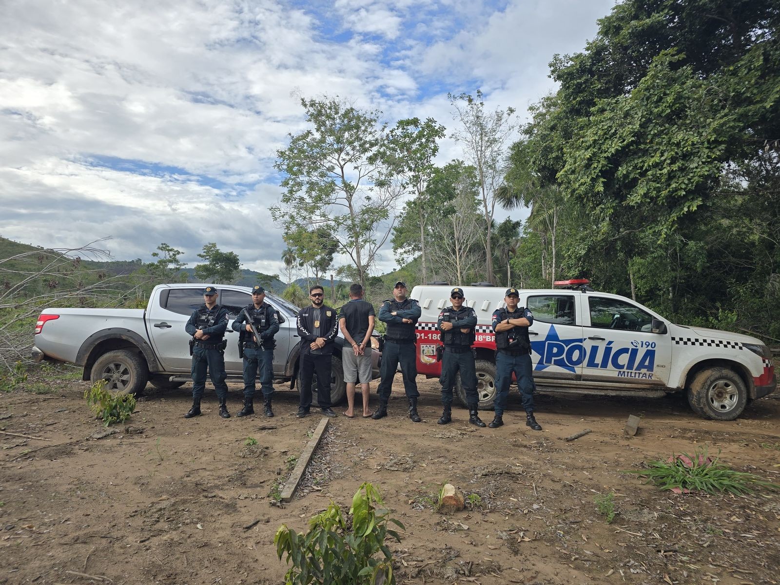 Polícias Civil e Militar prendem suspeito de estuprar adolescente de 16 anos em Monte Alegre  