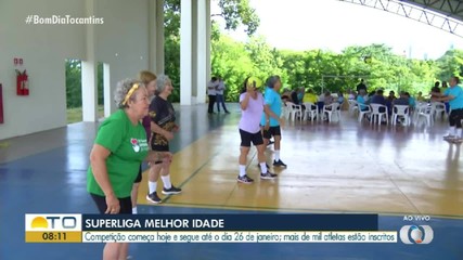 Competição de vôlei adaptado para idosos será realizada em Palmas