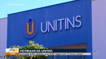 Unitins abre inscrições do Vestibular e apresenta quatro novos cursos