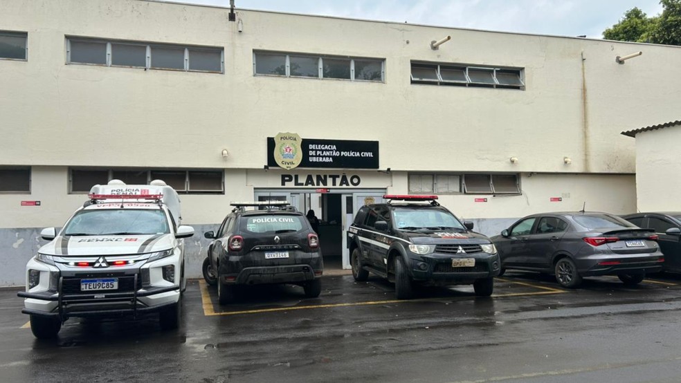 Delegacia da Polícia Civil de Uberaba — Foto: Loise Monteiro/TV Integração