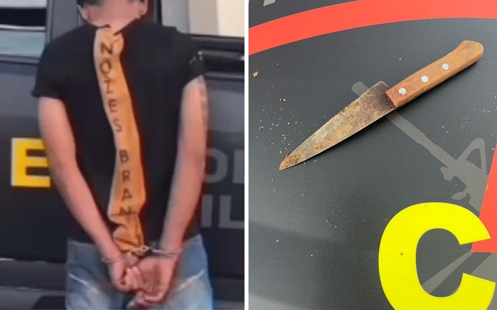Ex-marido mata mulher a facadas na frente dos filhos