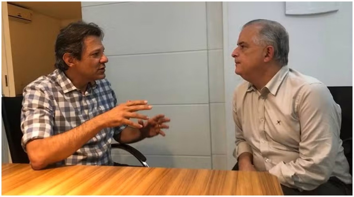Haddad anuncia Márcio França como vice na chapa que disputará o governo de SP em outubro 