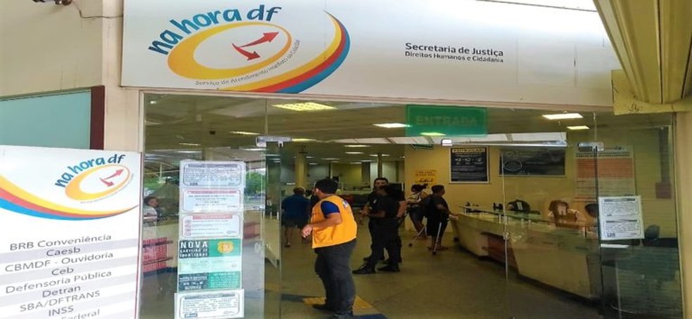 Posto do Na Hora do Shopping Popular de Ceilândia, no DF  — Foto: Na Hora /Reprodução