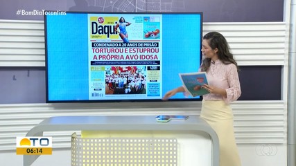 Condenação de homem por tortura e estupro é destaque no Jornal Daqui