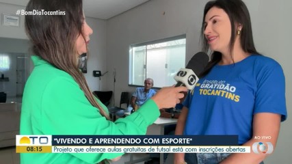 Estão abertas matrículas para aulas de futsal gratuitas em Gurupi