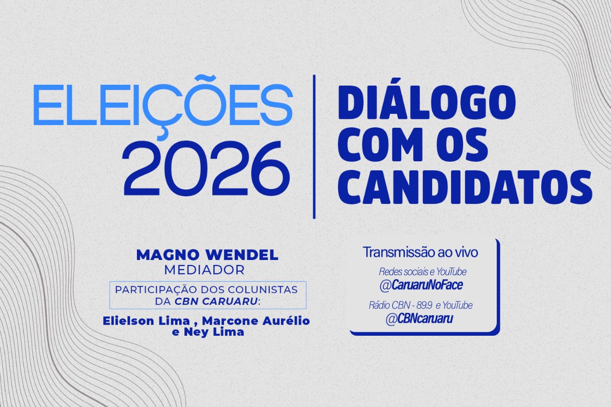 Projeto ‘Diálogo com os Candidatos’ promove sabatinas com concorrentes ao Governo de Pernambuco e ao Senado