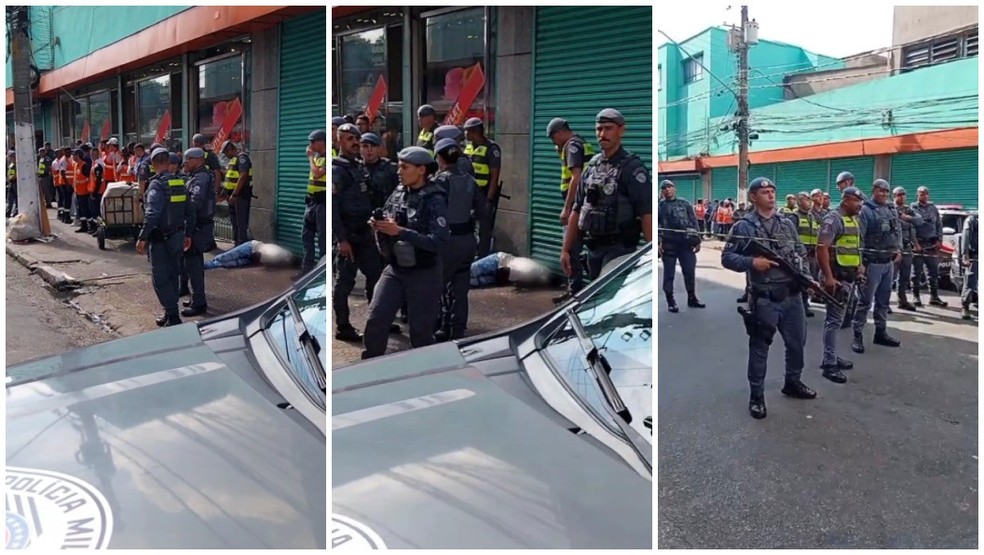 Ambulante é baleado durante confusão em abordagem no Brás, Centro de SP — Foto: Arquivo Pessoal