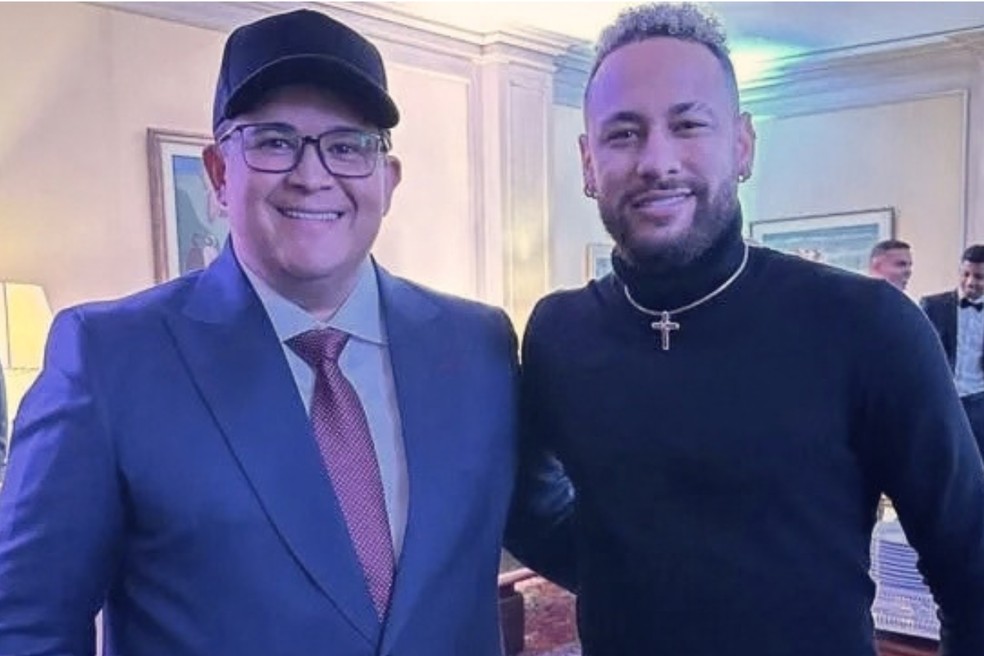 Bruno Avelar e Neymar Jr — Foto: Reprodução