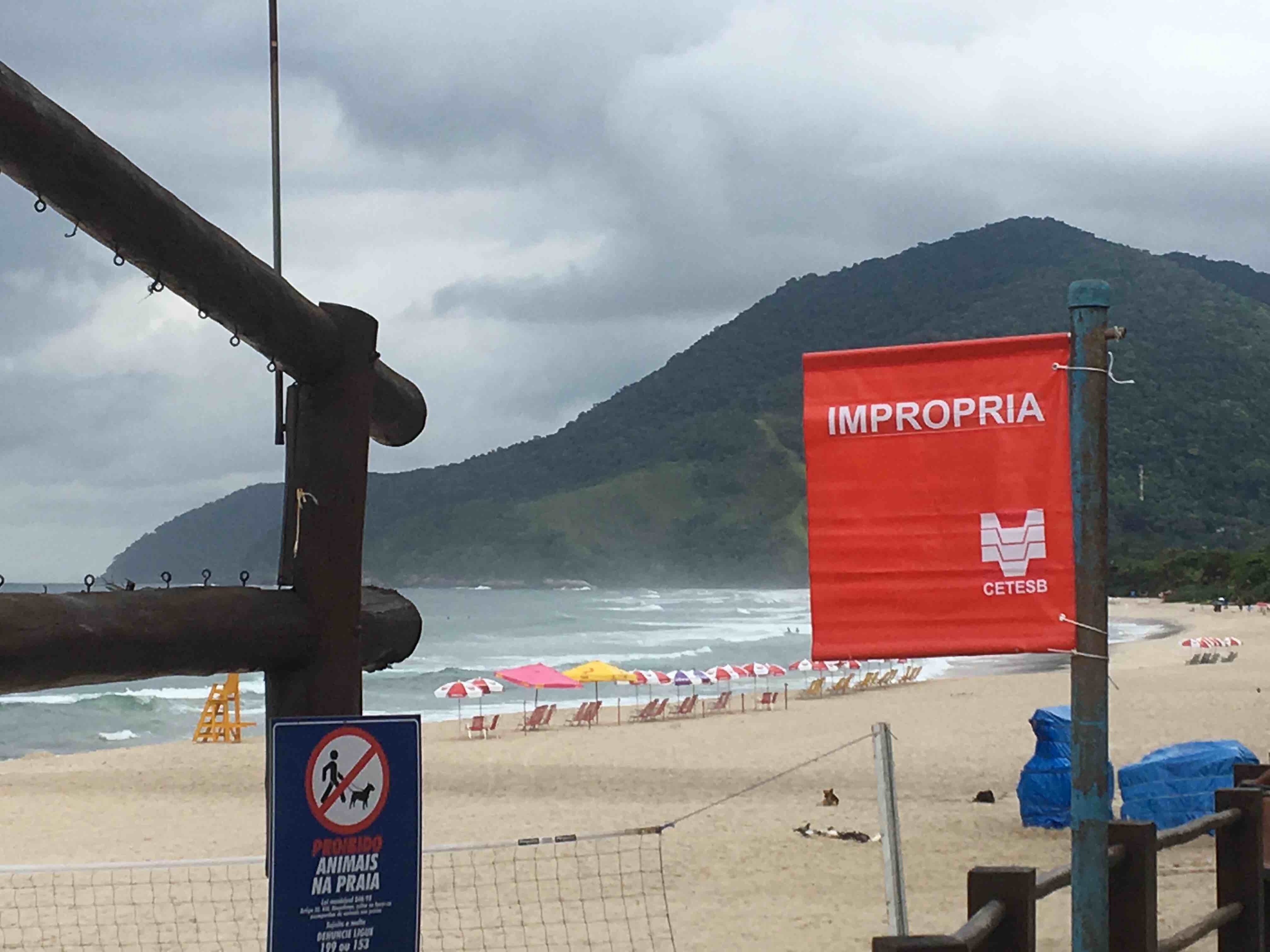 Litoral de São Paulo tem 24 praias impróprias para banho; veja lista