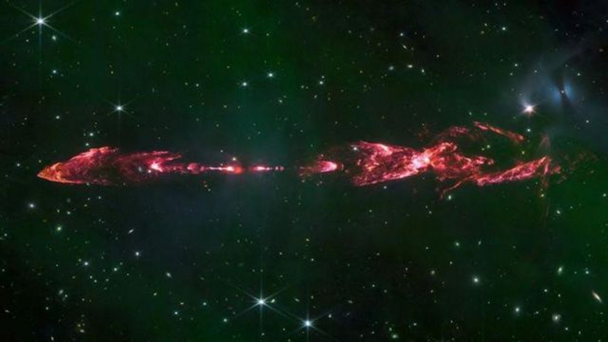 James Webb: Nueva imagen de una estrella recién nacida captada por un telescopio |  Ciencias