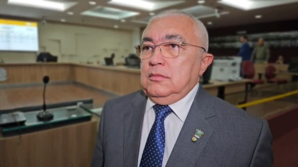 Coronel Francisco Araújo, secretário de Segurança do RN, faz balanço das eleições — Foto: Inter TV Cabugi