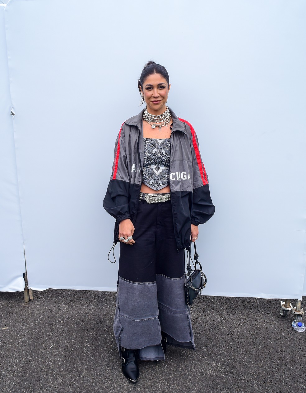 Foquinha no primeiro dia de The Town — Foto: Webert Belicio / Agnews