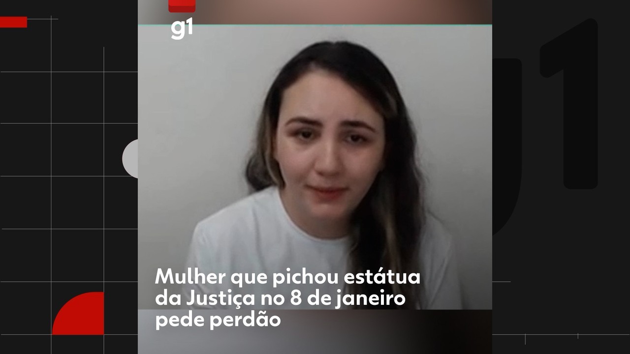 Mulher que pichou estátua da Justiça no 8 de janeiro é libertada em São Paulo e vai para prisão domiciliar | São Carlos e Araraquara